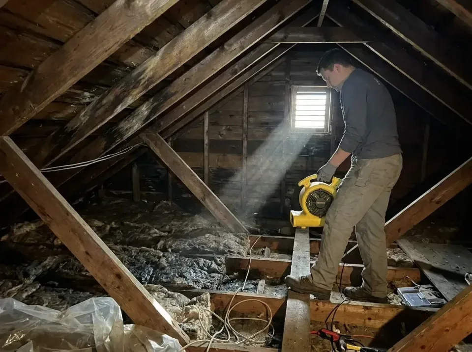 attic-water-damage-drying-proc-007 — frequently asked questions, Emergency Water Extraction & 24/7 Flood Response in Lochmoo…